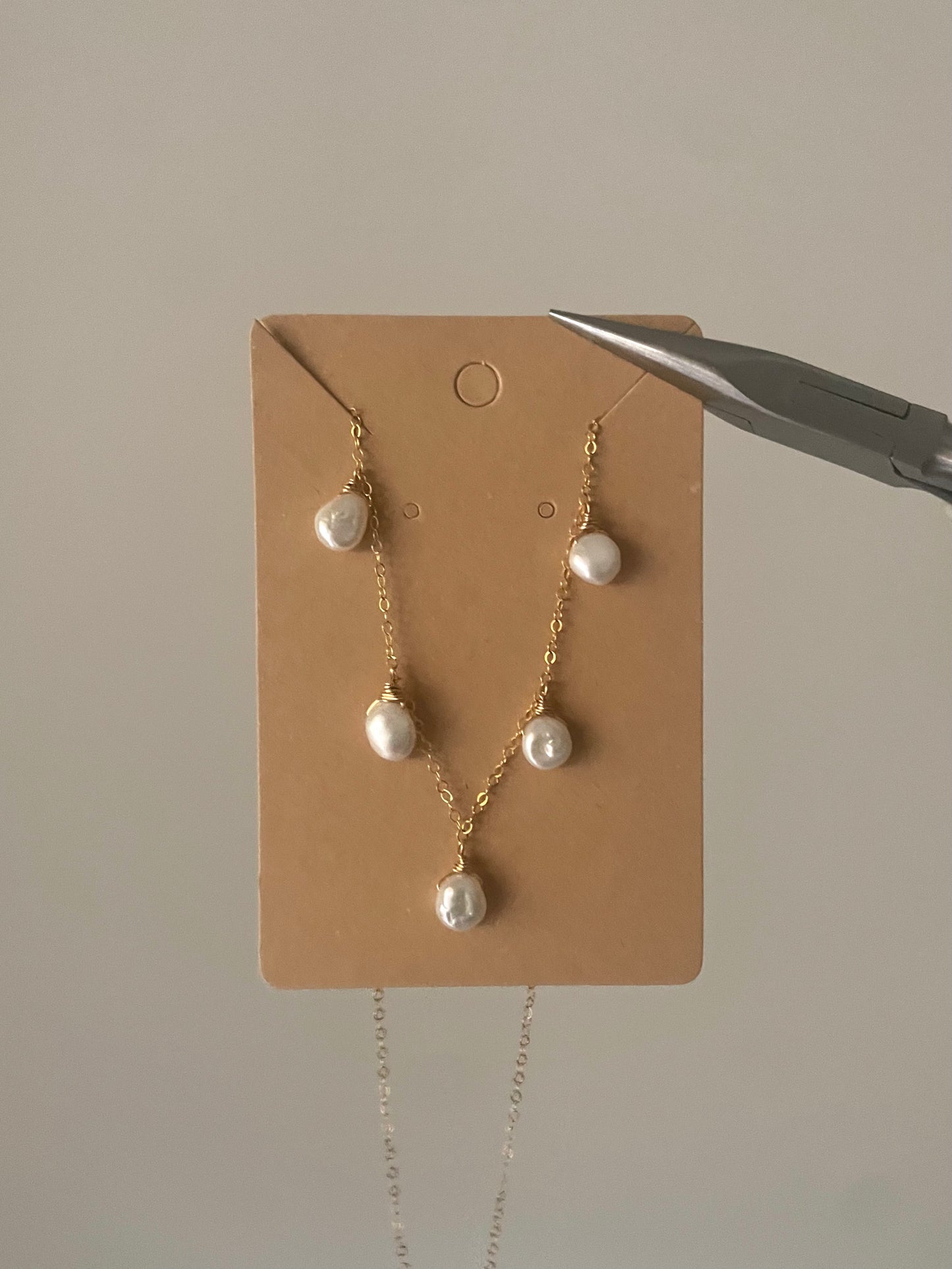 Pearl Charm Necklace