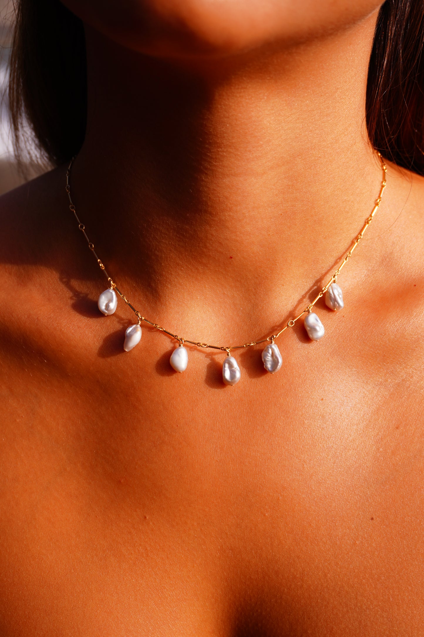 Keshi Charm Necklace