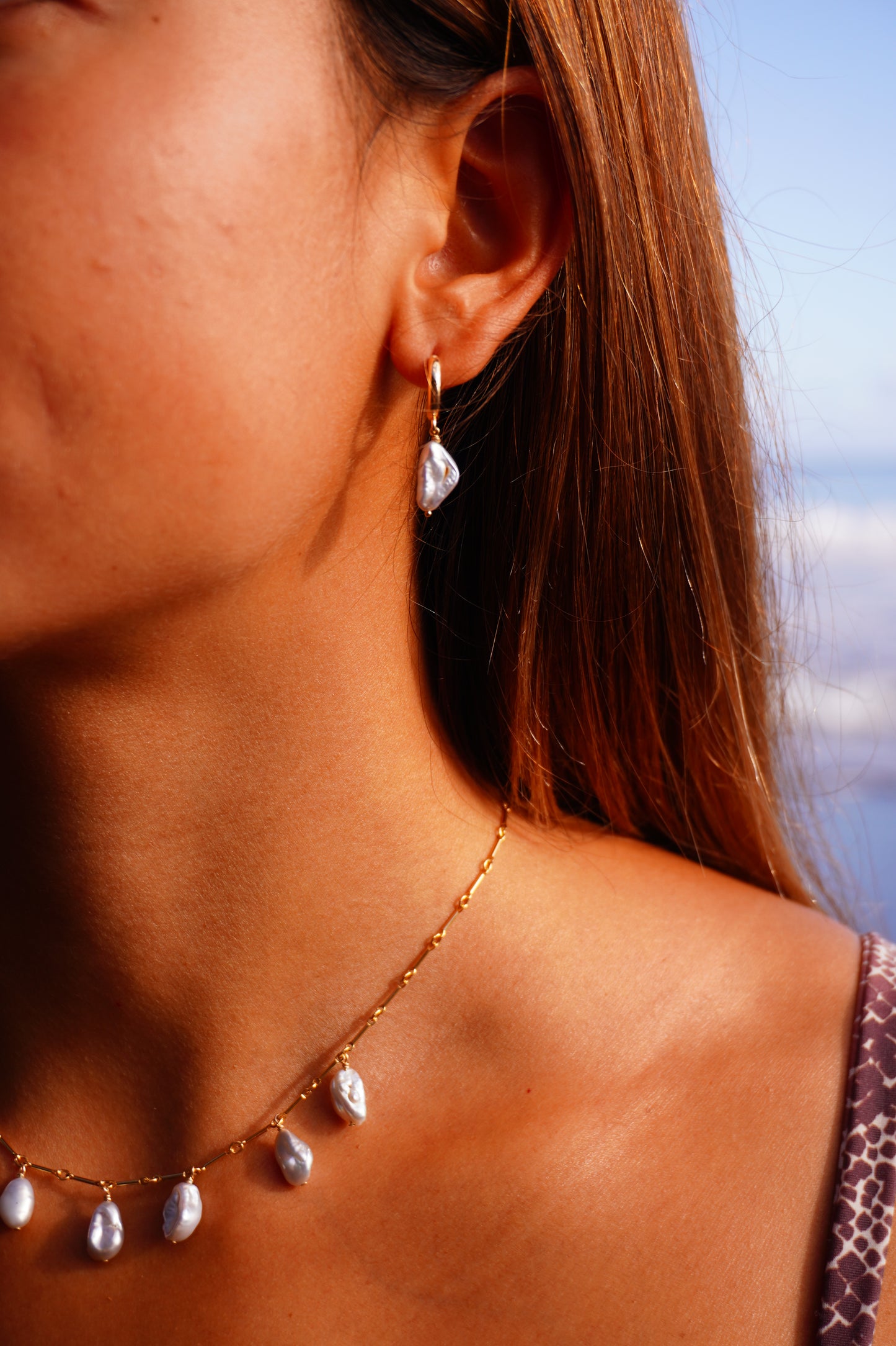 Keshi Charm Necklace