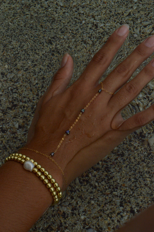 Dainty Pearl Hand chain